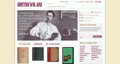 Desktop Screenshot of antikva.hu